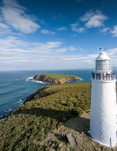 Cape Bruny Lighthouse from above